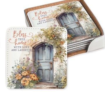 Bless this Home-Coaster Set