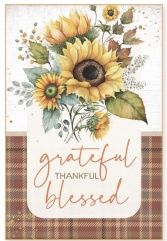 Grateful Thankful Blessed Mini Blessings Plaque