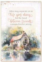 Miles May Separate Us Mini Blessings Plaque