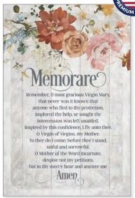 Memorare Plaque