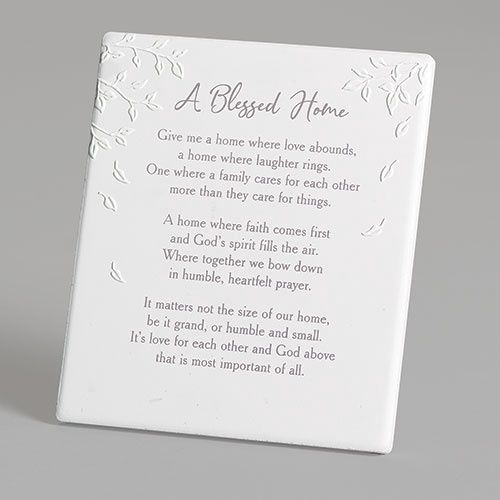 6&quot;H HOME WALL PLAQUE