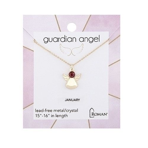 15-16&quot; Guardian Angel Necklace January