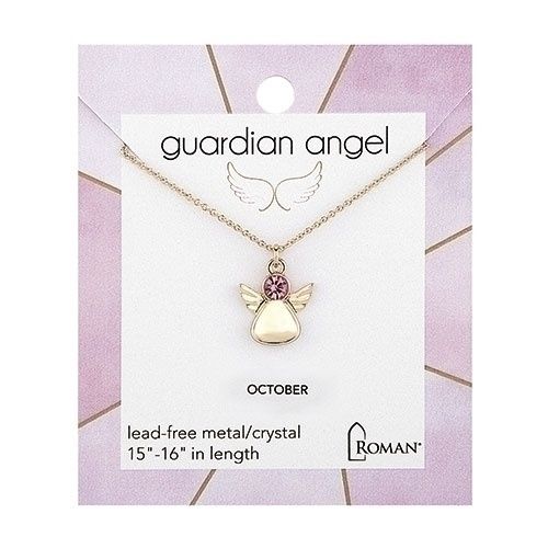 15-16&quot; Guardian Angel Necklace October