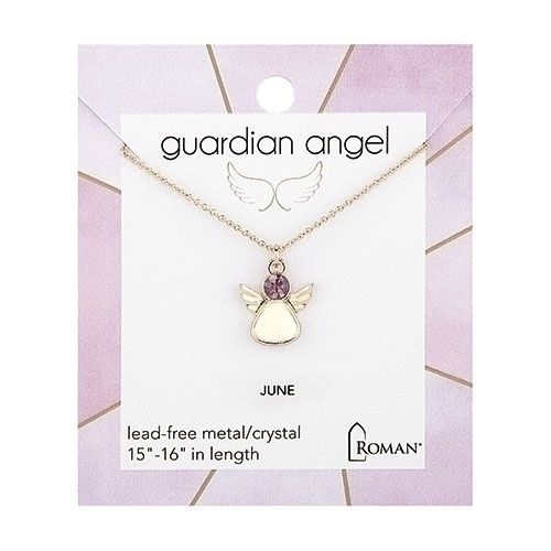 15-16&quot; Guardian Angel Necklace June