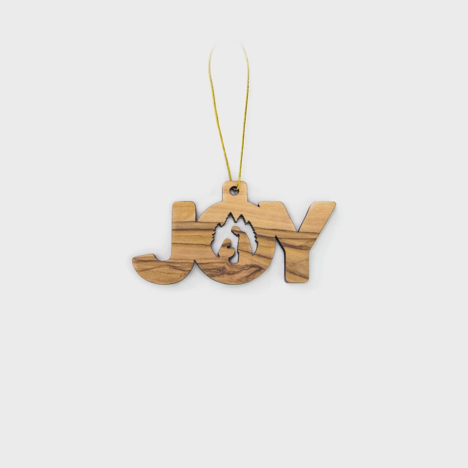 2D Christmas Ornamen - Joy with Nativity