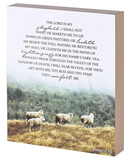 Psalm 23 8x10 Plaque