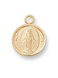 16&quot; CH G/SS MIRACULOUS MEDAL(J107MI)