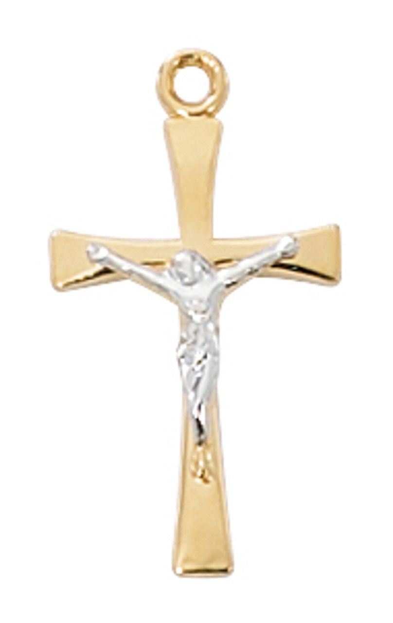 18&quot; CH/BX G/SS CRUCIFIX (J9190)