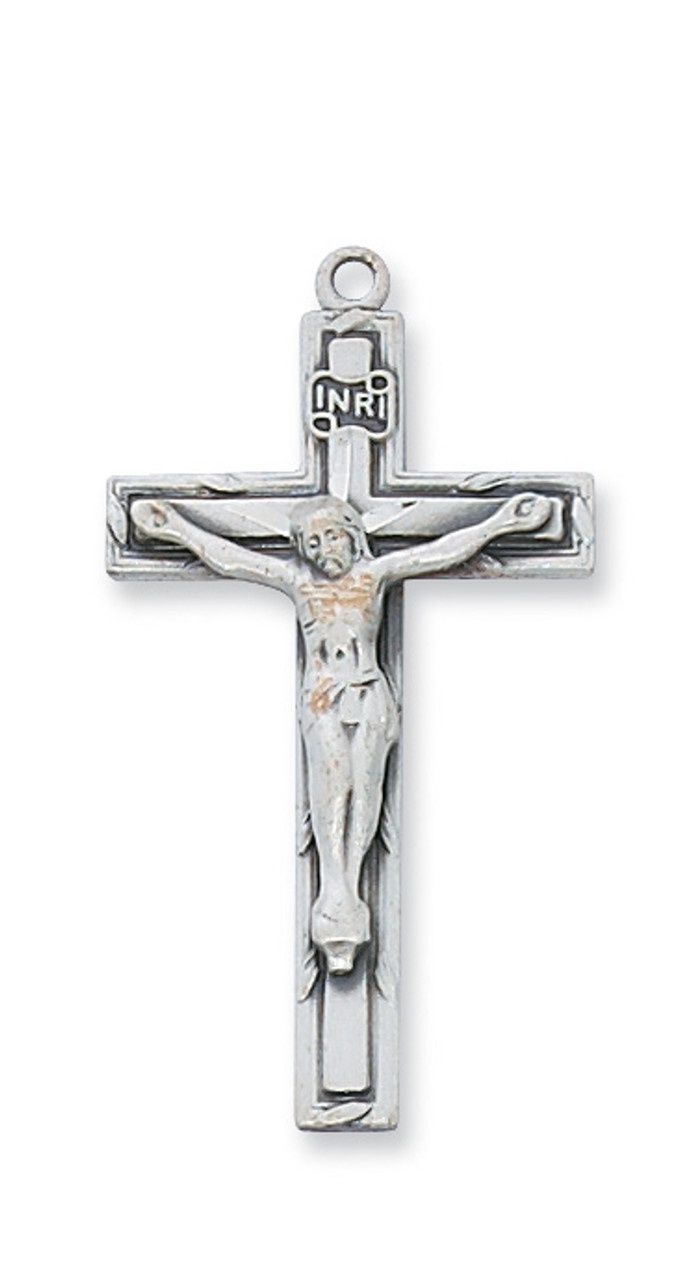 18&quot; CH SS CRUCIFIX (L9039)