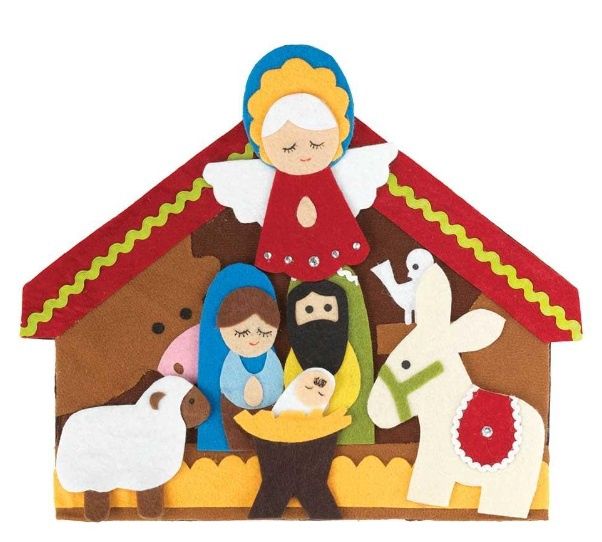 Christmas Children&#39;s Fabric Nativity