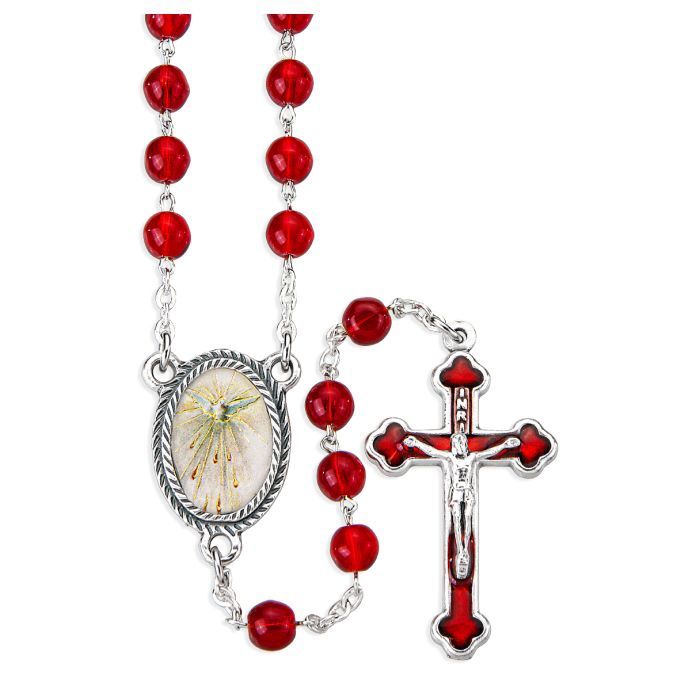 Red Bead Holy Spirit Specialty Rosary