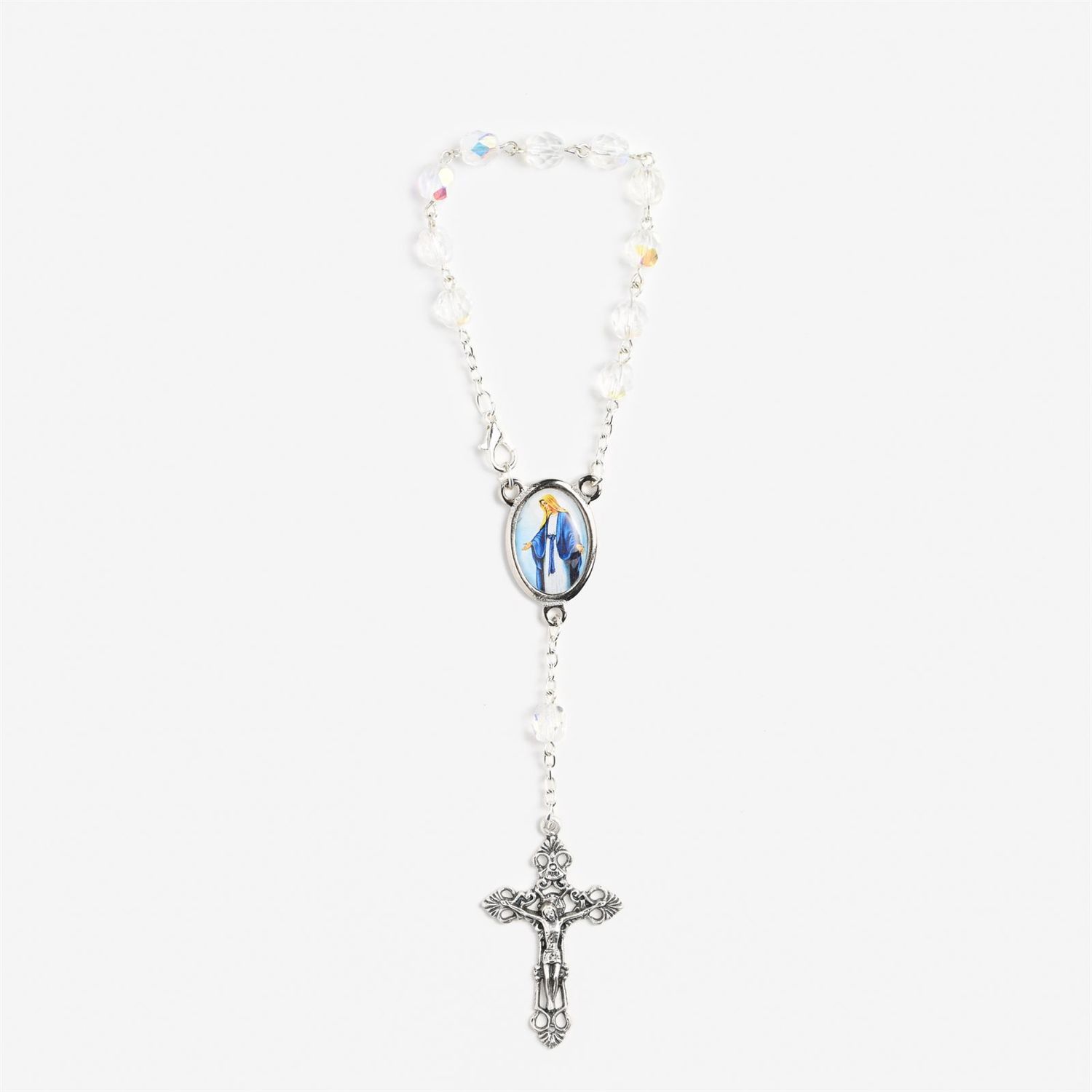 Auto Rosary Miraculous Crystal