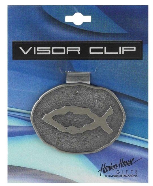 FISH AUTO VISOR CLIP