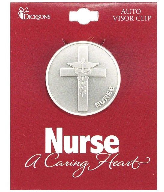 VISOR CLIP-A CARING HEART - Nurse