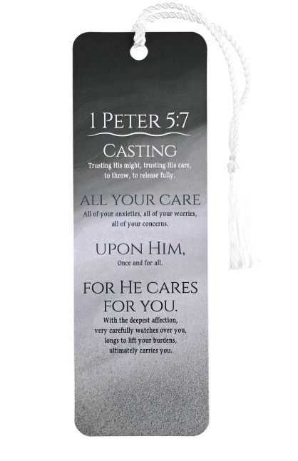 Tassel Bookmark Casting Care Upon Him