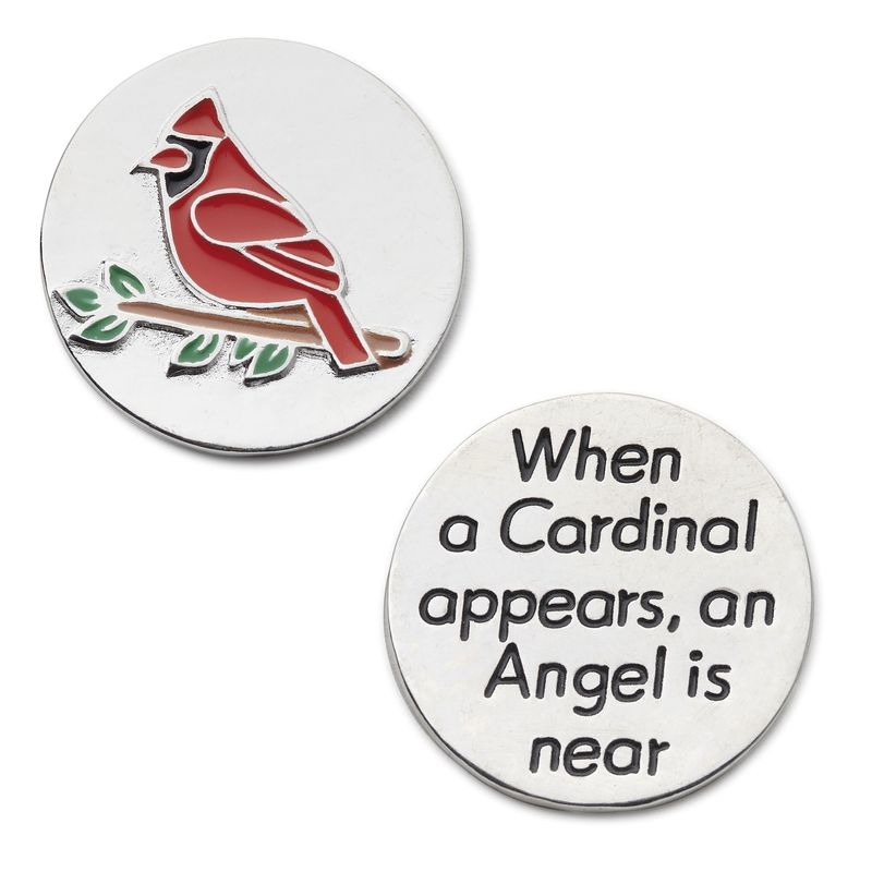 1&quot; H Cardinal Memorial Token