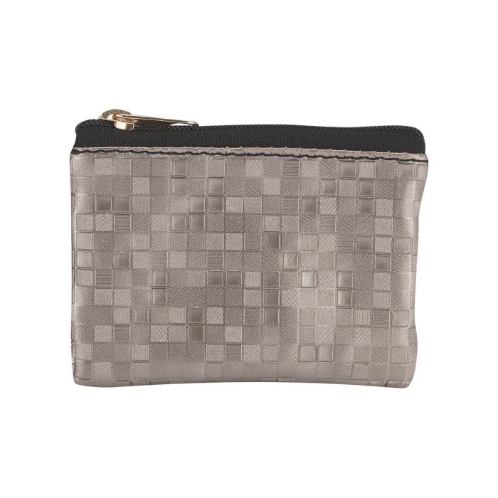 Pewter Mosaic Patterned Rosary Pouch
