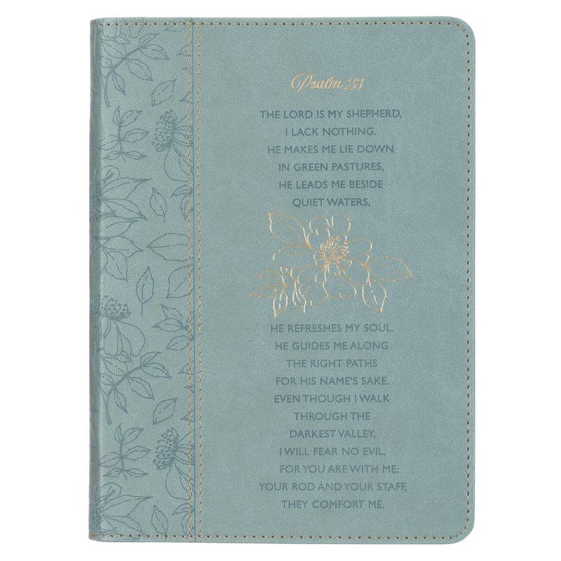 Psalm 23 Blue Faux Leather Classic Journal