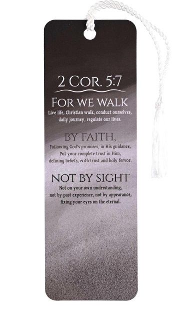 Tassel Bookmark Walk By Faith Not Sight