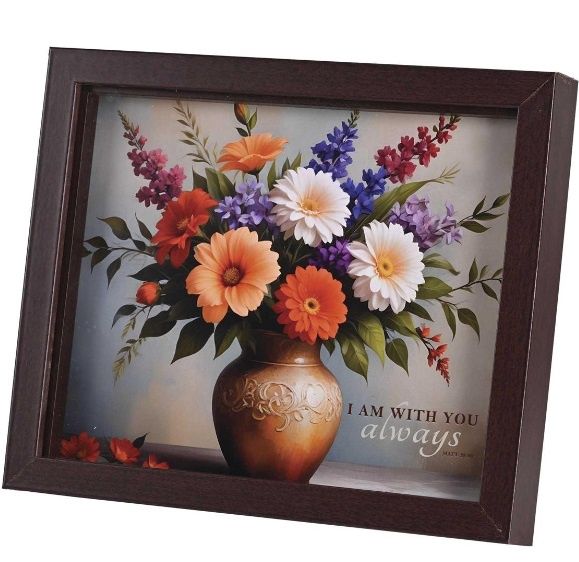 Framed Art Floral With You Always