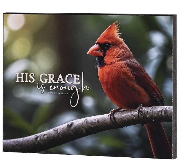 Wall Plaque Cardinal His Grace Enough