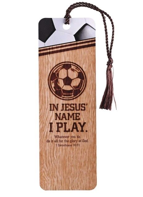 Tassel Bookmark Soccer In Jesus Name