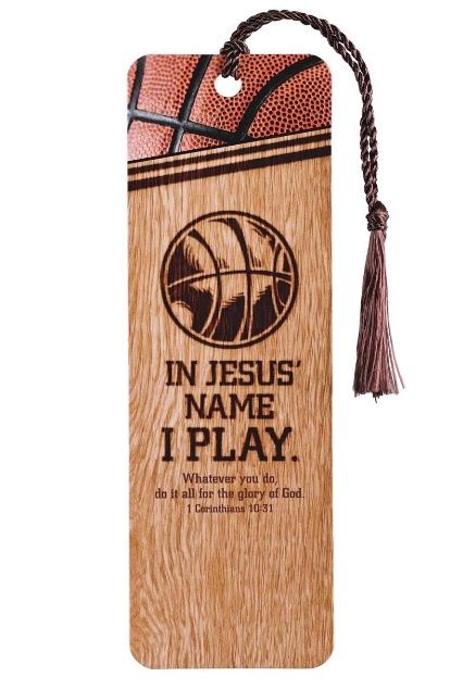 Tassel Bookmark Basketball Jesus Name