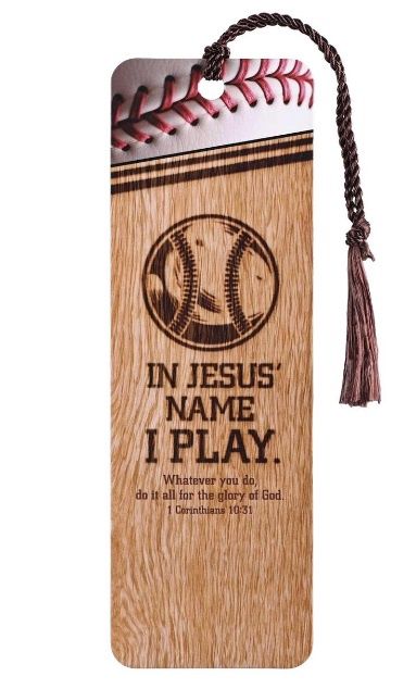 Tassel Bookmark Baseball In Jesus Name