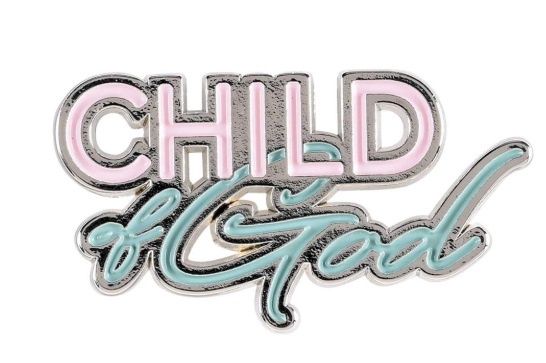 Lapel Pin Child Of God Floral Girl