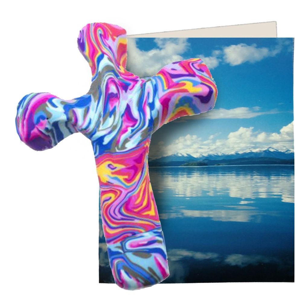 Marble Hand Held Cross