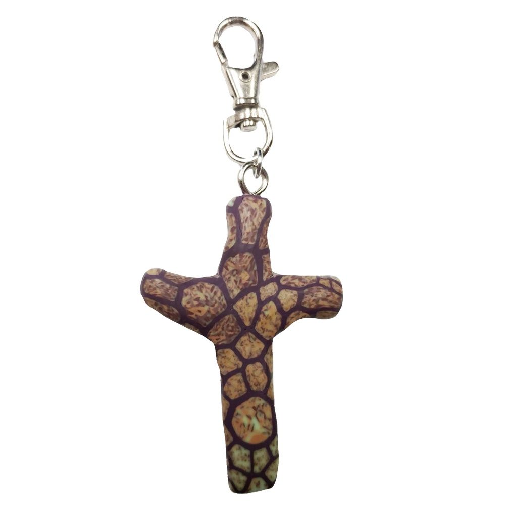 Stone Cross Clip