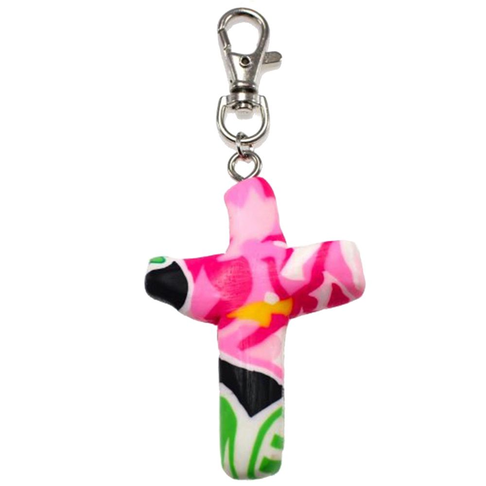 Rose Garden Cross Clip