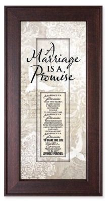 A Marriage is a Promise