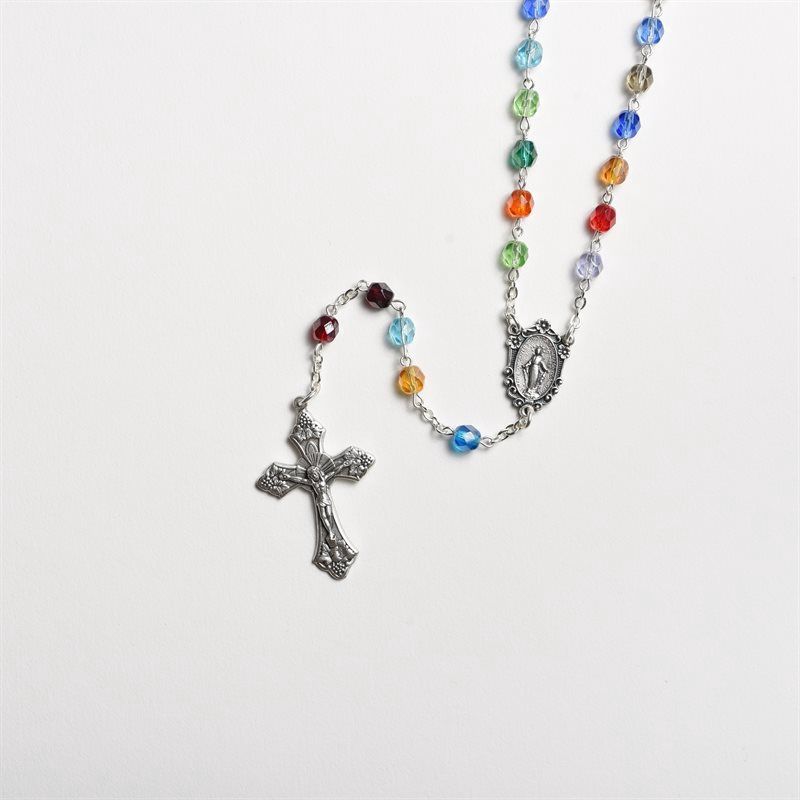 Multicolour Crystal Rosary