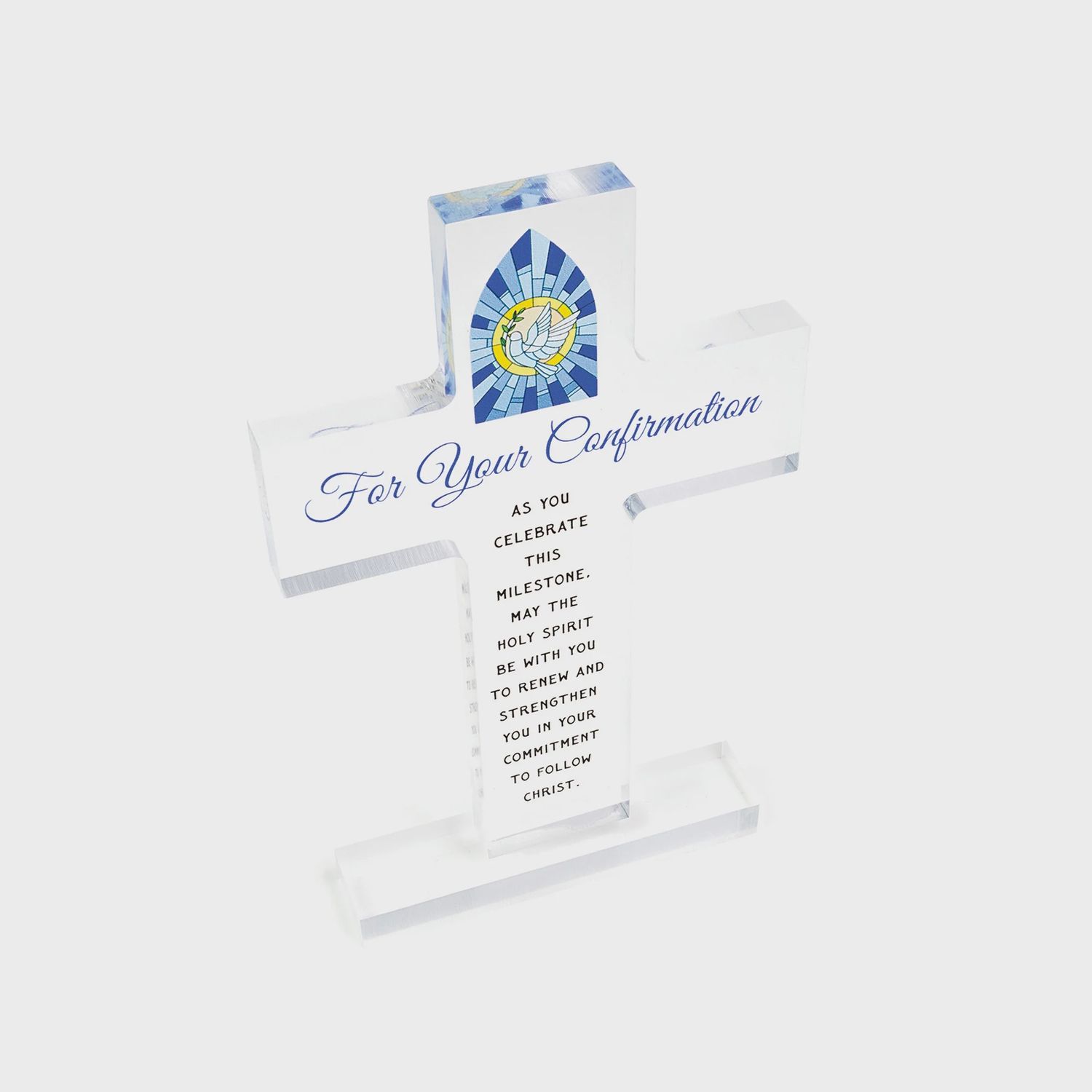 For Your Confirmation Acrylic Cross Plaque