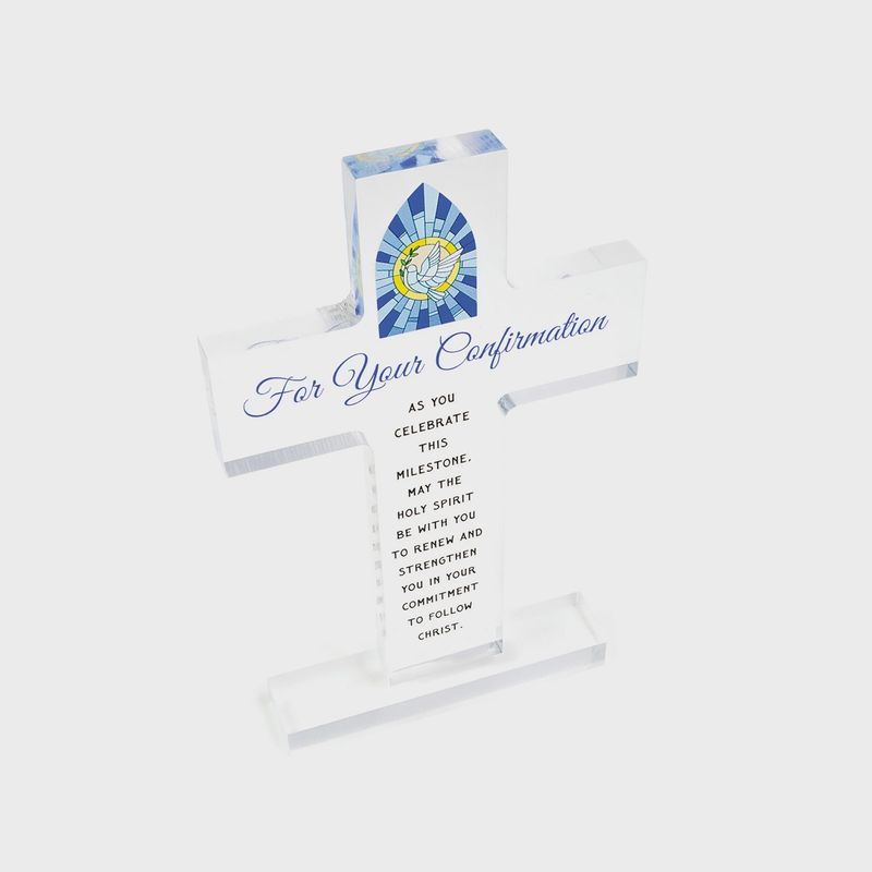 For Your Confirmation Acrylic Cross Plaque