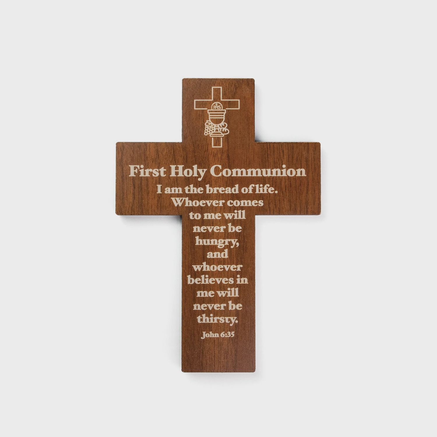 First Holy Communion Laser Engraved MDF Cross Wall Cross