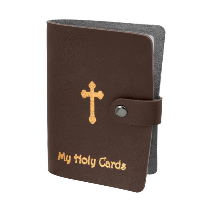 Laminated Card Holder Brown