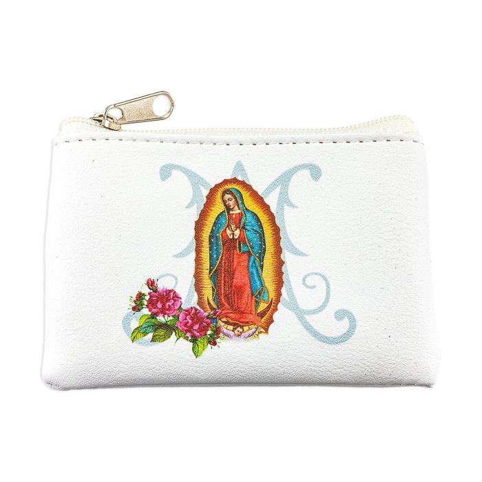White OL Guadalupe Leatherette Case