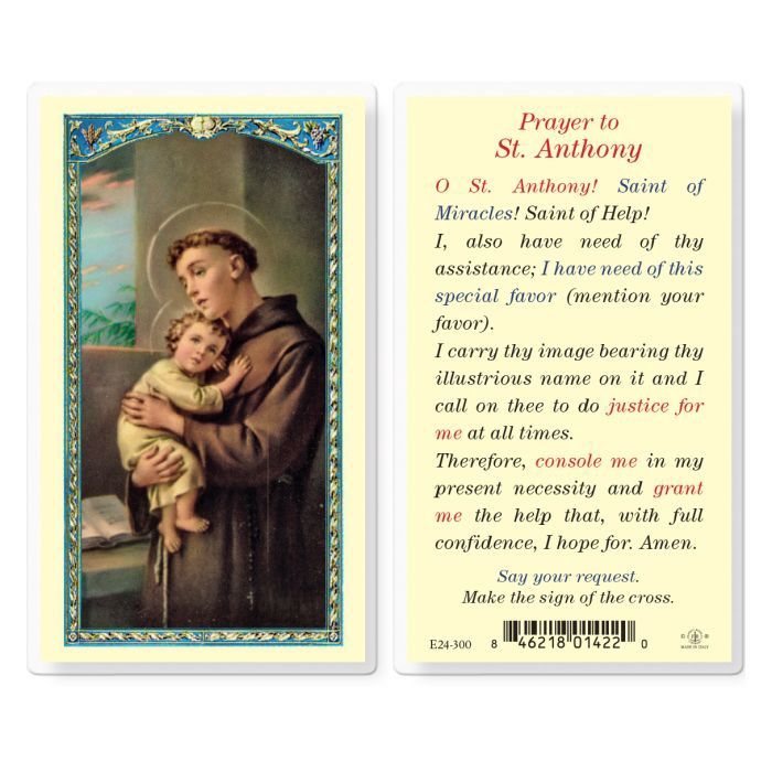 HC - St. Anthony Prayer to