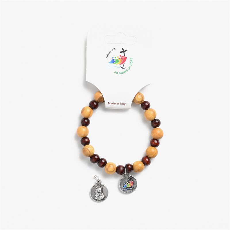 Bracelet Wood Pilgrims of Hope Jubilee 2025