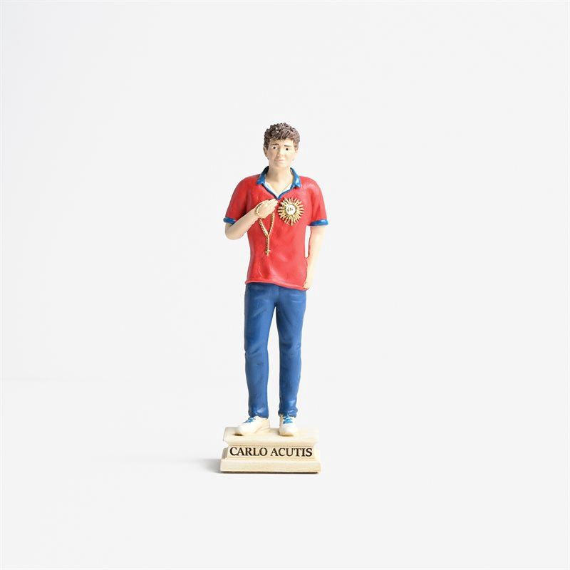 Colored Resin 8&#39;&#39; Carlo Acutis Statue (8&#39;&#39;)