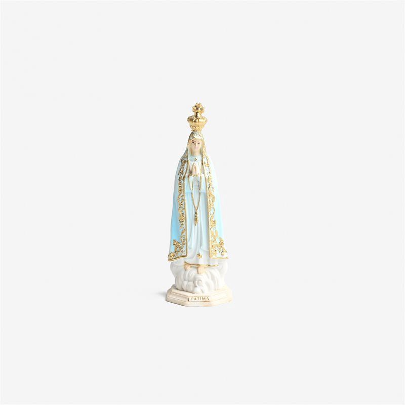Colored Resin 3&#39;&#39; Our Lady of Fatima Statue