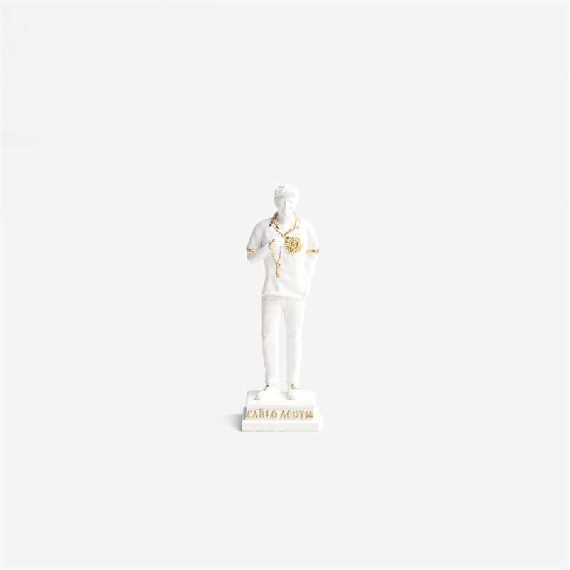 White 3&quot; Carlo Acutis Statue