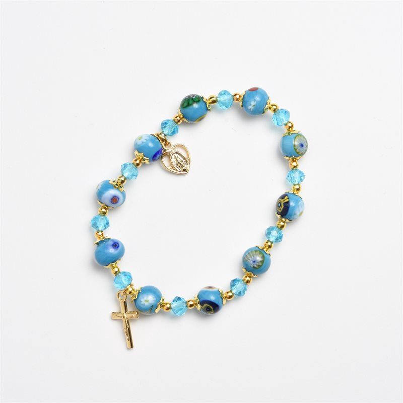 Bracelet Murano Aqua