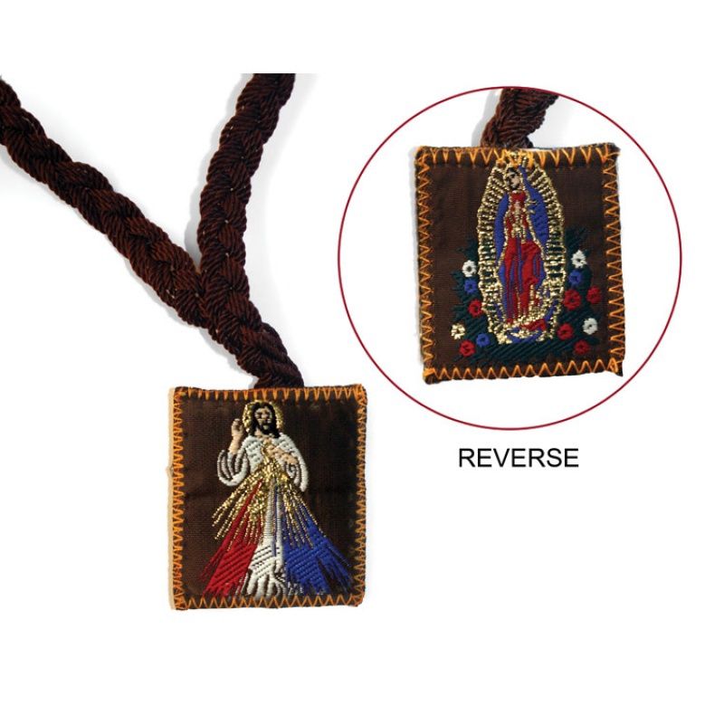 SCAPULAR DIVINE MERCY &amp; GUADALUPE