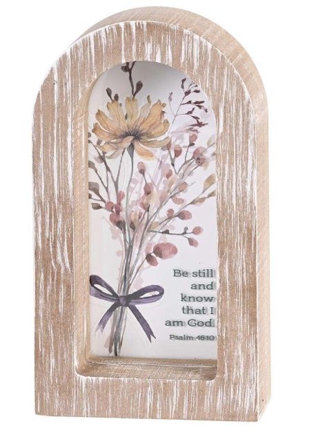 Framed Arch Be Still And Know 5X8