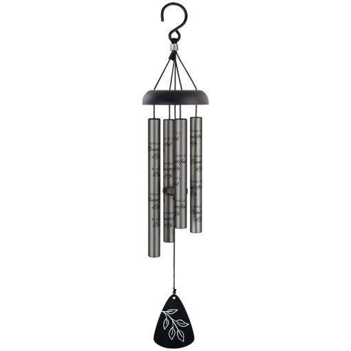 &quot;Beautiful Life&quot; 21&quot; Charcoal Sonnet Chime
