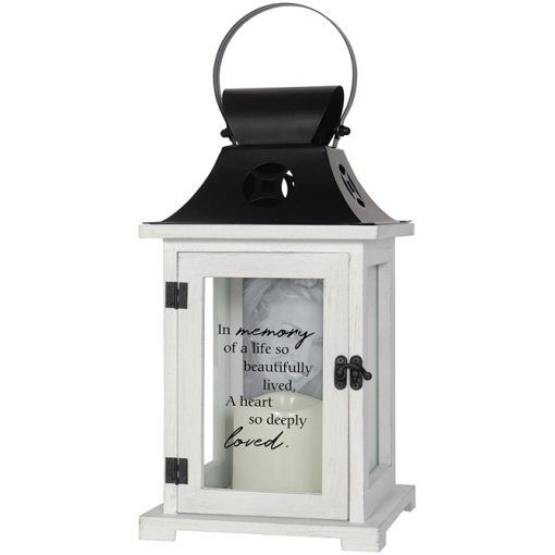 &quot;In Memory Of&quot; Picture Frame Lantern