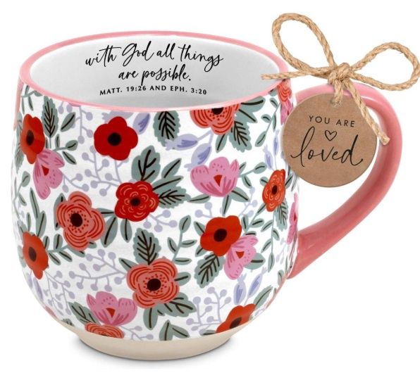 Coffeecup Blooming Joy With God